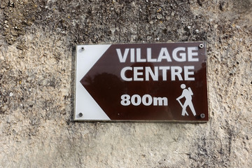 Fototapeta premium centre village à 800 m