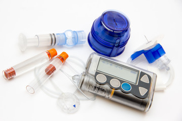 Modern accessories to control diabetes - insulin pump with infusion set