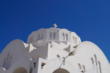 Beautiful church in Santorini,Greece.