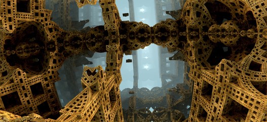 Computer rendered virtual scenery