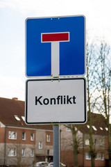 Schild 95 - Konflikt