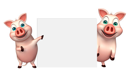 Pig Collection with white board