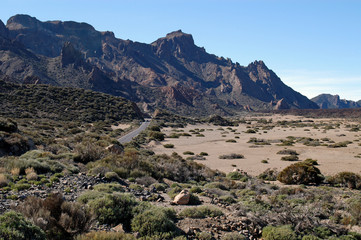 Vulkanlandschaft im Parque Nacional del Teide, Teneriffa