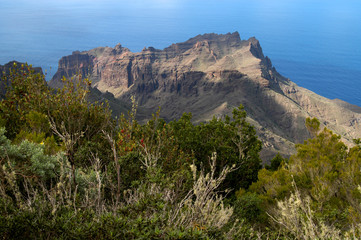 Küstenlandschaft auf La Gomera, Kanarische Inseln