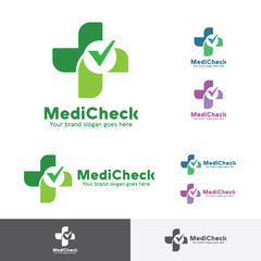 Medical Check Logo Template