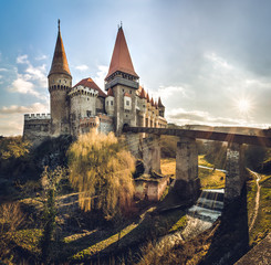 Corvin castle from Hunedoara, Romania, 14th century