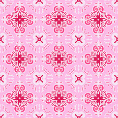 pink Abstract seamless ornamental vector