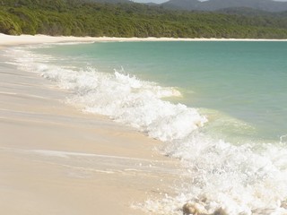 Whitehaven Beach on Whitsunday Island, Australia