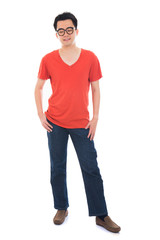 asian man in casual