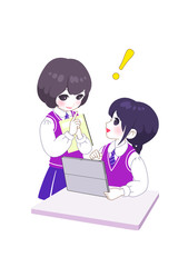 タブレットで学習
