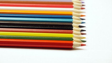 Taking colored pencil
