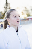 Young woman on <b>ice rink</b> - 160_F_108715283_hLPC4P4KATSMIqYwVVjBROgWOq7SBABj