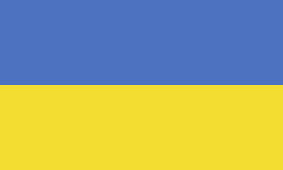 Flag of Ukraine vector graphics
