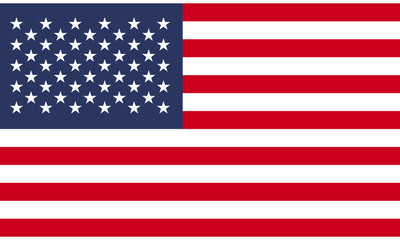 Flag of United States vector graphics