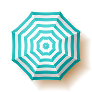 Beach Umbrella, Top View