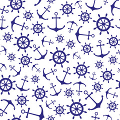 Seamless nautical pattern