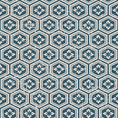 Seamless worn out antique background 302_polygon flower