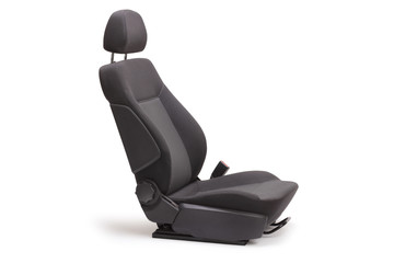 Naklejka premium Brand new black car seat