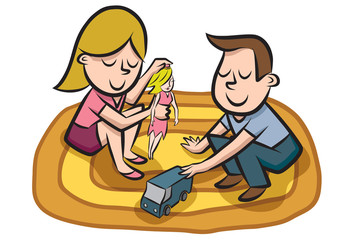 Friends play together