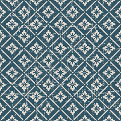 Seamless worn out antique background 311_check vintage flower cross