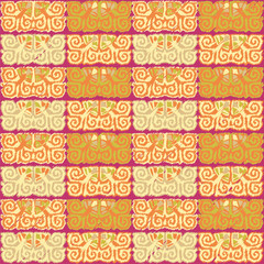 Ethnic boho seamless pattern. Print. Repeating background. Cloth design, wallpaper.