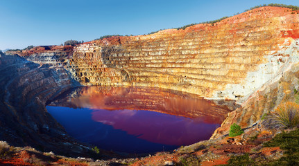 Fototapeta na wymiar Corta Atalaya opencast mine, Huelva, Andalusia, Spain