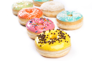 Donut isolated on a White Background