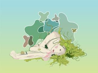 spring girl © PanGrafik