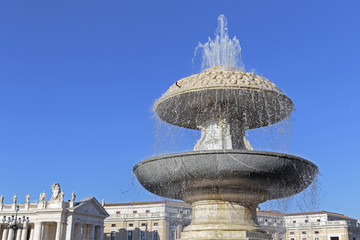 St. Peter's Square in Rome, Italy