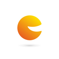 Letter C smile logo icon design template elements