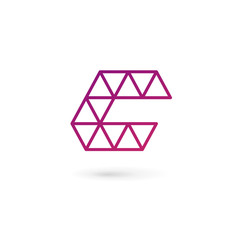 Fototapeta premium Letter C logo icon design template elements