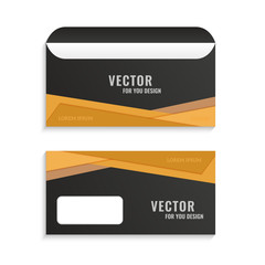 Vector business envelopes.