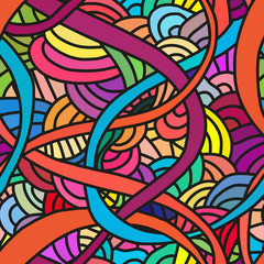 Abstract seamless patterns.
