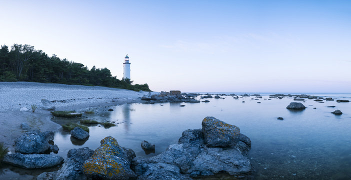 Lighthouse at coast