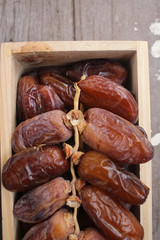 Dried date palm