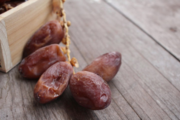 Dried date palm