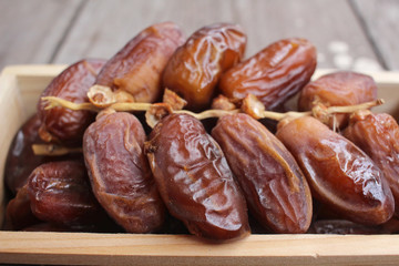 Dried date palm