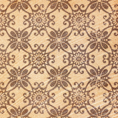 Fototapeta premium Decorative brown sand stone tile background