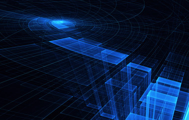 abstract fractal background