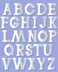 Paper alphabet