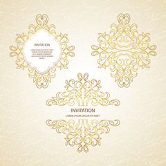 Vector template cards. 