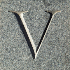 Buchstabe V v