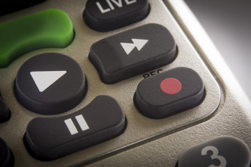 Fototapeta premium Remote Control Play Button