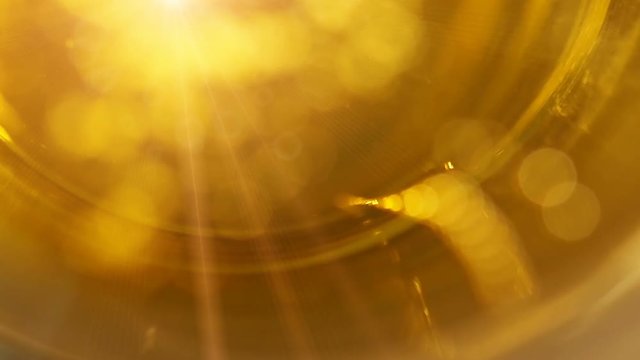 Beer abstract golden yellow bubble background.can be used for background.
