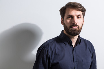 Obraz premium Portrait bearded businessman