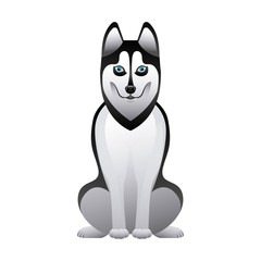 siberian wolf design 