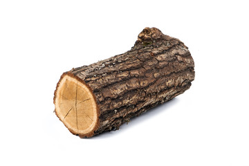 a piece of wood for kindling fire on an isolated background