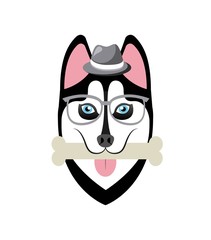 siberian wolf design 