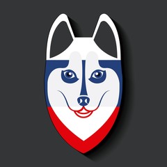 siberian wolf design 