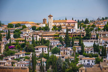 Fototapeta na wymiar Albaicin landscape, Granada, Spain